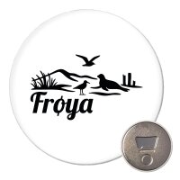 Magnet Fr&oslash;ya Norwegen 59mm...