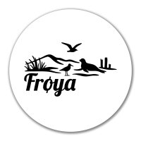 Aufkleber Frøya Norwegen 10cm Sticker