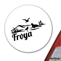 Aufkleber Frøya Norwegen 10cm Sticker