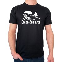 Herren T-Shirt Santorini Griechenland