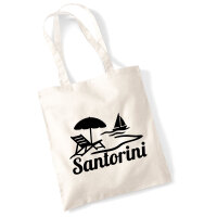 Jutebeutel Santorini Griechenland 10 Liter