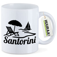 Kaffeetasse Santorini Griechenland 330ml