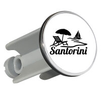 Waschbeckenstöpsel Santorini Griechenland 4cm...