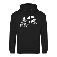 Unisex Hoodie Sicily Italien Größe S-3XL