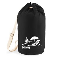 Seesack Sicily Italien 20 Liter Black
