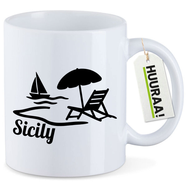 Kaffeetasse Sicily Italien 330ml