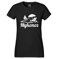 Damen T-Shirt Mykonos Griechenland Größe XS-XXL