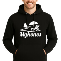 Unisex Hoodie Mykonos Griechenland Größe S-3XL