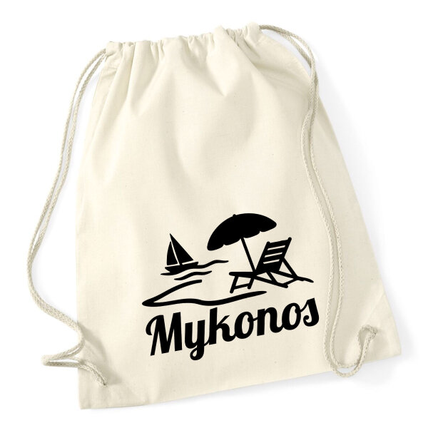 Turnbeutel Mykonos Griechenland 12 Liter