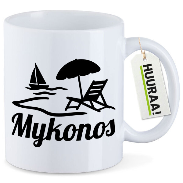 Kaffeetasse Mykonos Griechenland 330ml