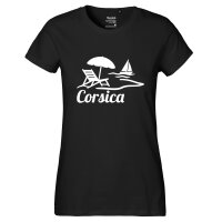 Damen T-Shirt Corsica Frankreich Größe XS-XXL