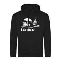 Unisex Hoodie Corsica Frankreich Größe S-3XL
