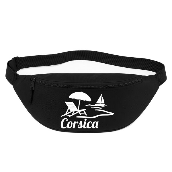Bauchtasche Corsica Frankreich 2,5 Liter Black