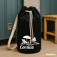 Seesack Corsica Frankreich 20 Liter Black