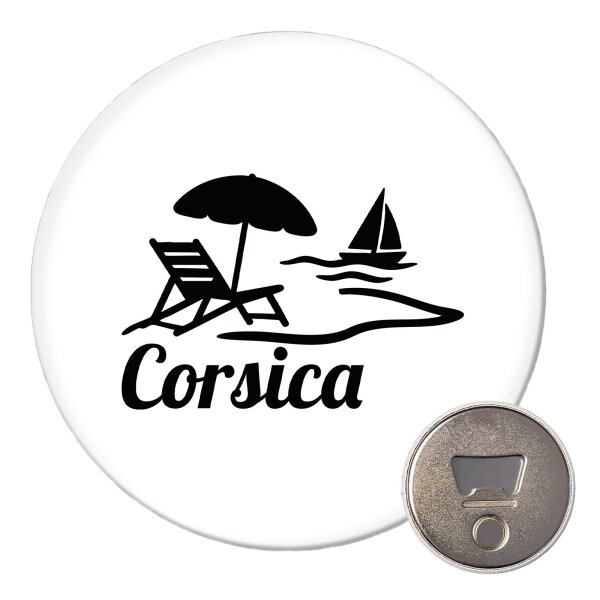 Magnet Corsica Frankreich 59mm Kühlschrankmagnet