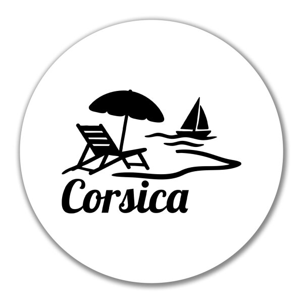 Aufkleber Corsica Frankreich 10cm Sticker
