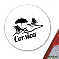 Aufkleber Corsica Frankreich 10cm Sticker