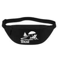 Bauchtasche Ibiza Spanien 2,5 Liter Black Crossbody Bag