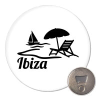 Magnet Ibiza Spanien 59mm Kühlschrankmagnet Flaschenöffner