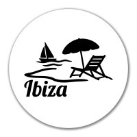 Aufkleber Ibiza Spanien 10cm Sticker