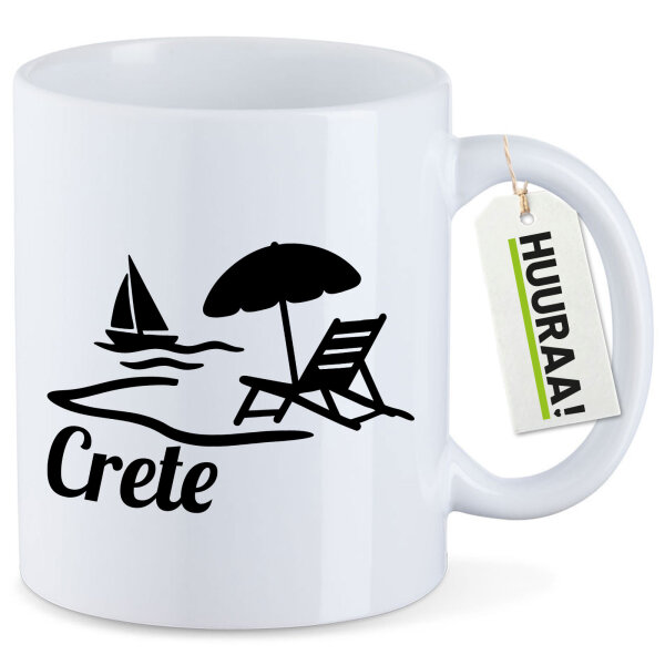 Kaffeetasse Crete Griechenland 330ml