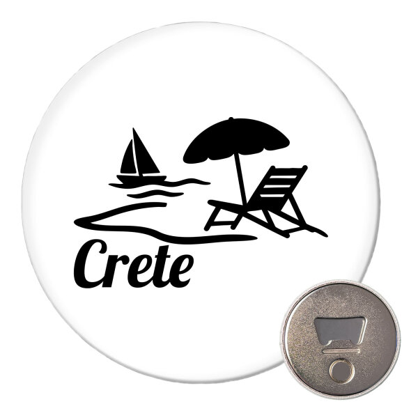 Magnet Crete Griechenland 59mm Kühlschrankmagnet Flaschenöffner