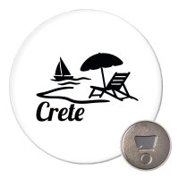 Magnet Crete Griechenland 59mm K&uuml;hlschrankmagnet