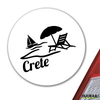 Aufkleber Crete Griechenland 10cm Sticker