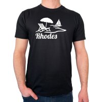 Herren T-Shirt Rhodes Griechenland