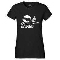 Damen T-Shirt Rhodes Griechenland Größe XS-XXL