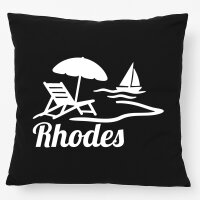 Kissen Rhodes Griechenland 40x40cm