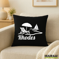 Kissen Rhodes Griechenland 40x40cm