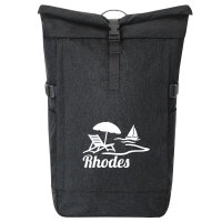 Kurierrucksack Rhodes Griechenland 30-44 Liter Black Melange