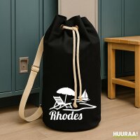Seesack Rhodes Griechenland 20 Liter Black