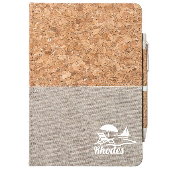 Notizbuch A5 Rhodes Griechenland 80 Blatt inkl. Kugelschreiber