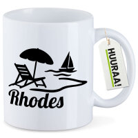 Kaffeetasse Rhodes Griechenland 330ml