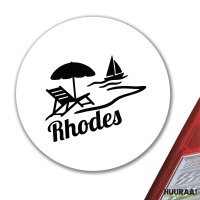 Aufkleber Rhodes Griechenland 10cm Sticker