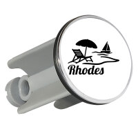 Waschbeckenstöpsel Rhodes Griechenland 4cm...