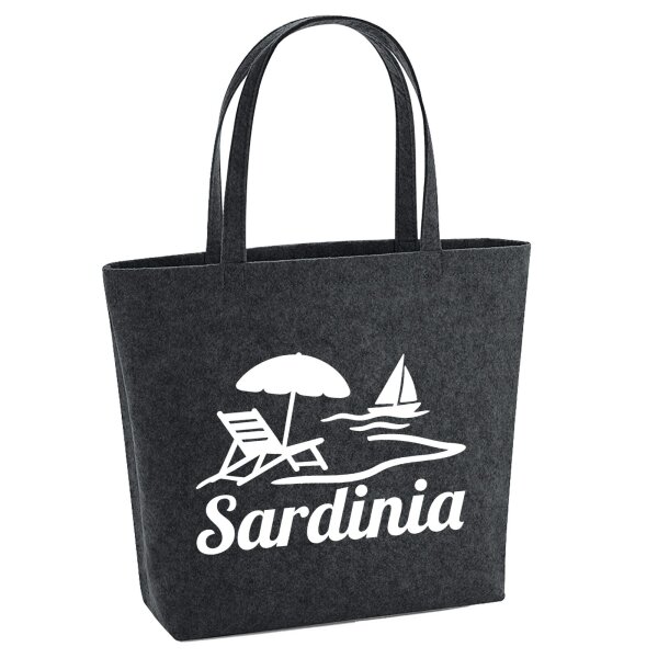 Filzshopper Sardinia Italien, 22 Liter