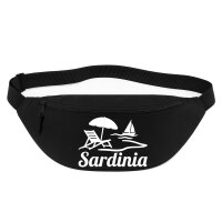 Bauchtasche Sardinia Italien 2,5 Liter Black