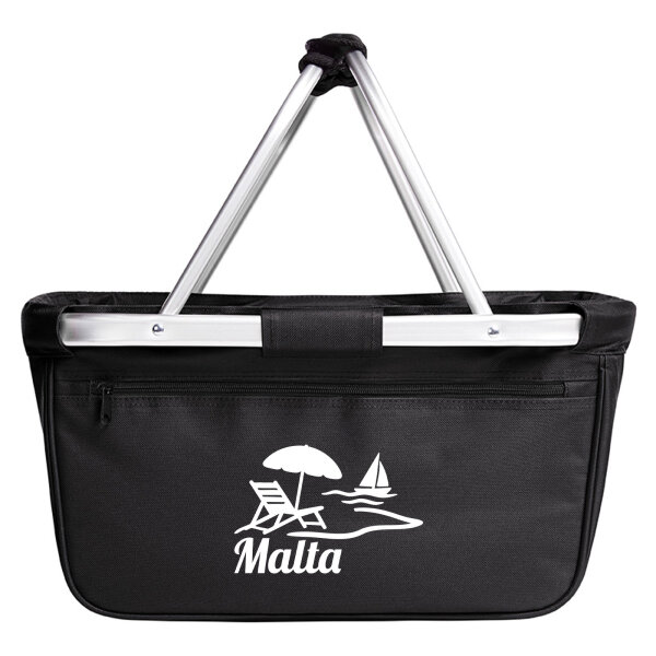 Einkaufskorb faltbar Malta Malta 20 Liter Tragekorb Black