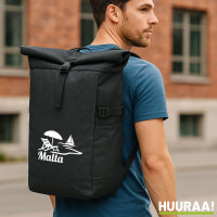 Kurierrucksack Malta Malta 30-44 Liter Black Melange