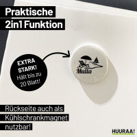 Magnet Malta Malta 59mm Kühlschrankmagnet Flaschenöffner