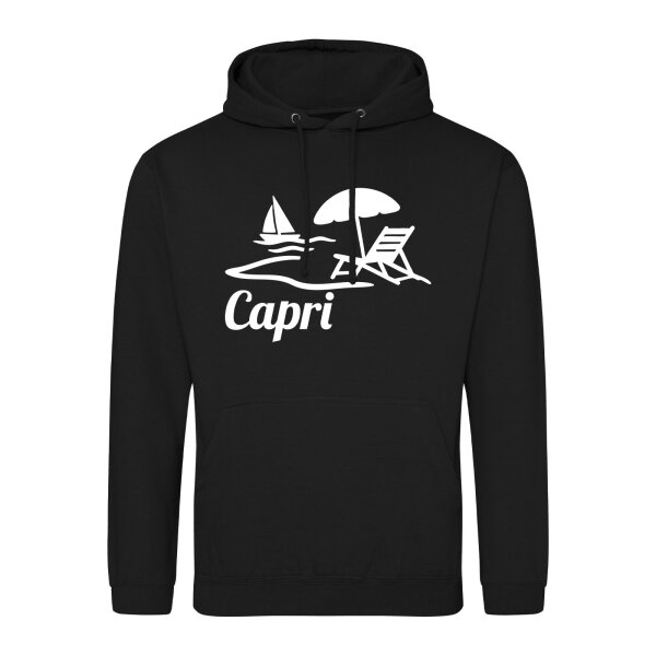 Unisex Hoodie Capri Italien Größe S-3XL