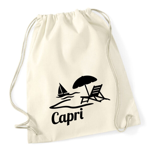 Turnbeutel Capri Italien 12 Liter
