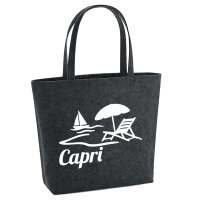 Filzshopper Capri Italien 22 Liter Filztasche