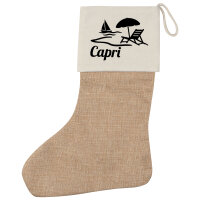 Weihnachtsstrumpf Capri Italien Beige