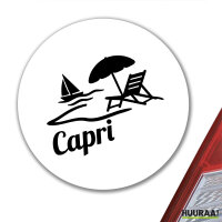 Aufkleber Capri Italien 10cm Sticker