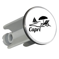 Waschbeckenstöpsel Capri Italien 4cm Abflussstopfen