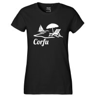 Damen T-Shirt Corfu Griechenland Größe XS-XXL